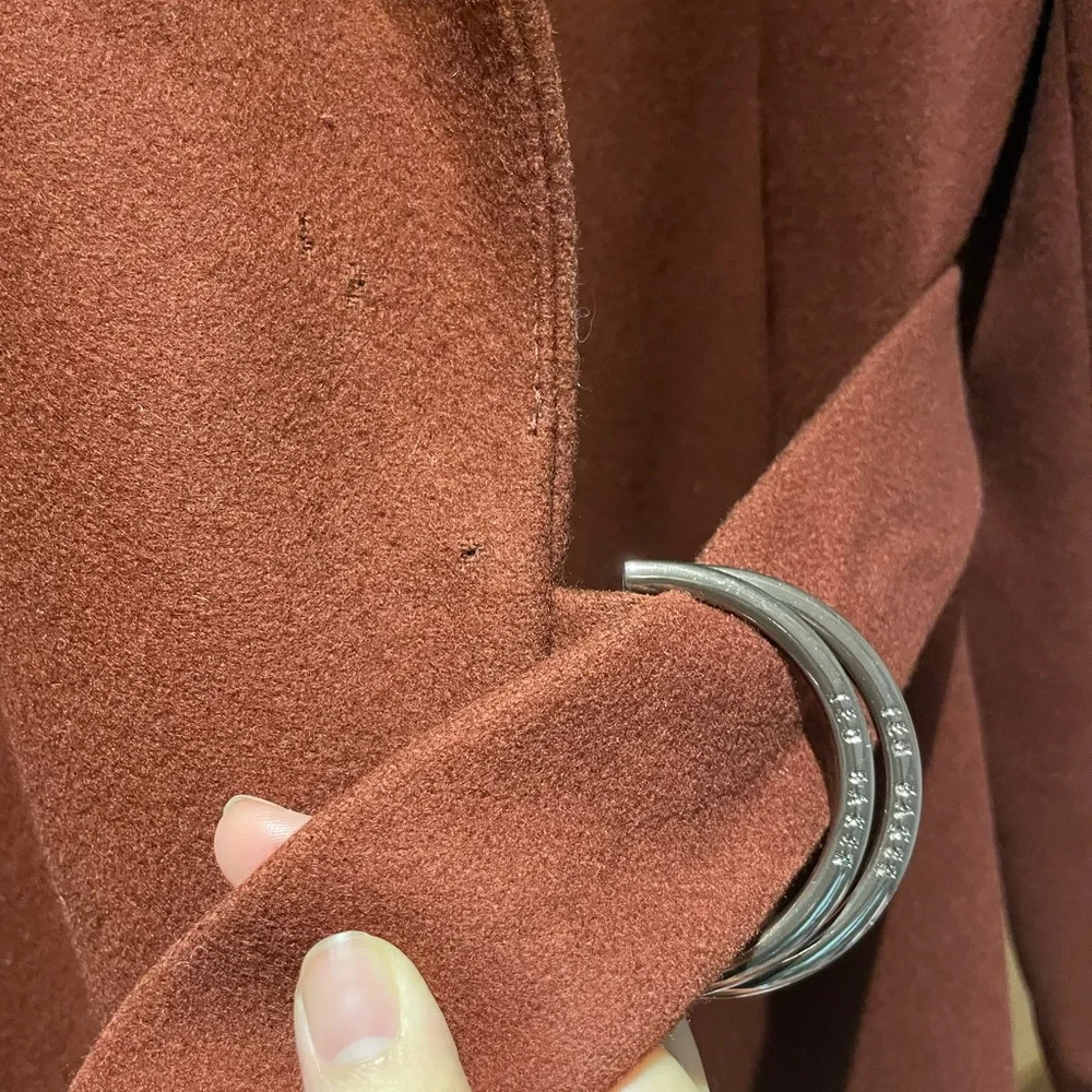 Ted Baker Dezpina Long Belted Wrap Over Coat - Picture 3 of 7